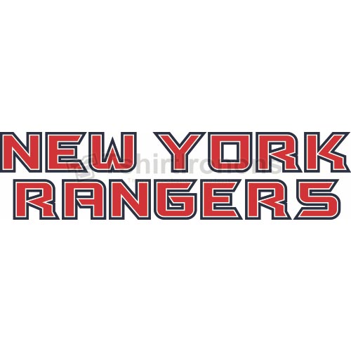 New York Rangers T-shirts Iron On Transfers N239
